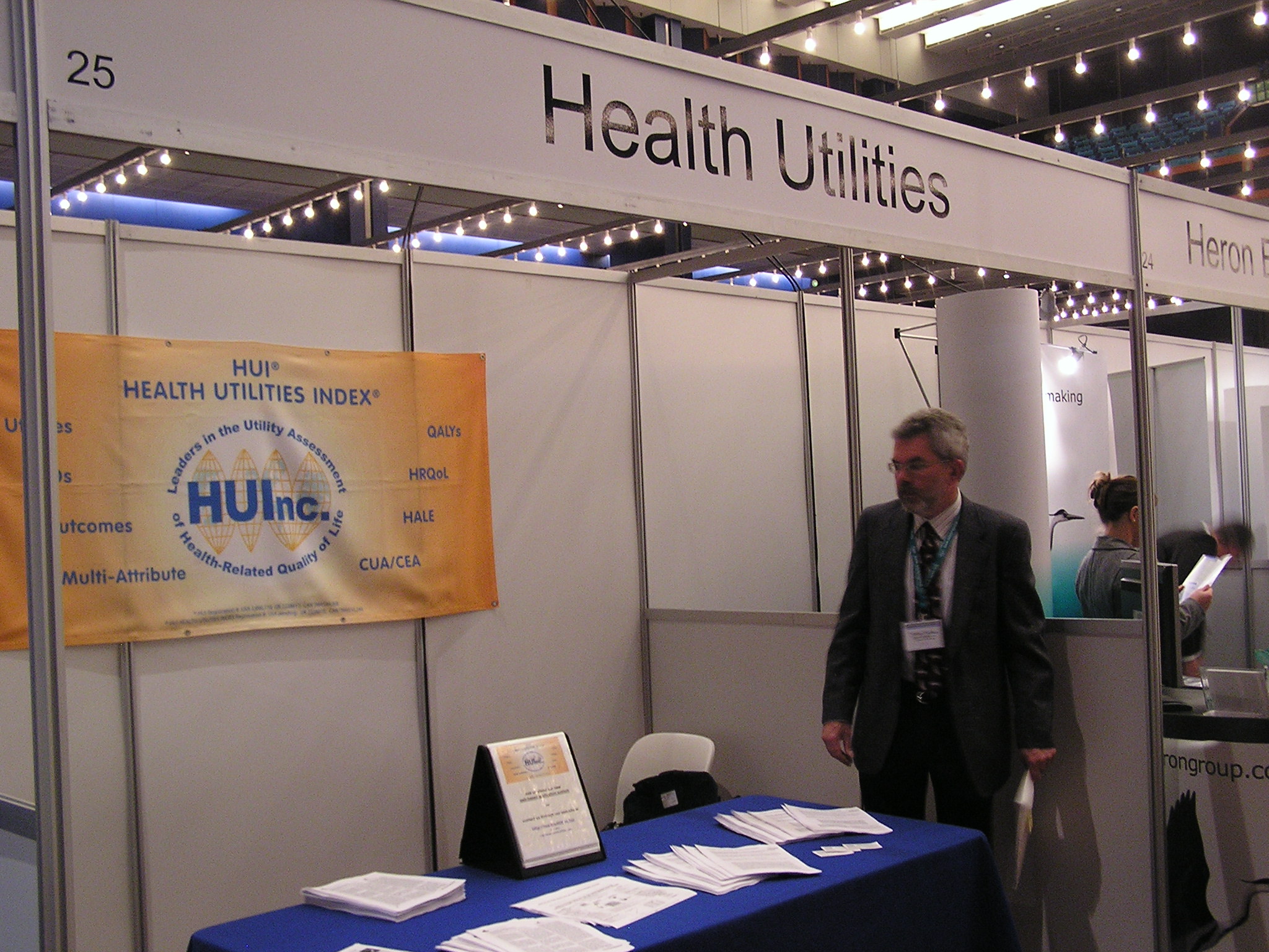 HUInc booth at ISPOR2006 European meeting - Copenhagen 2006