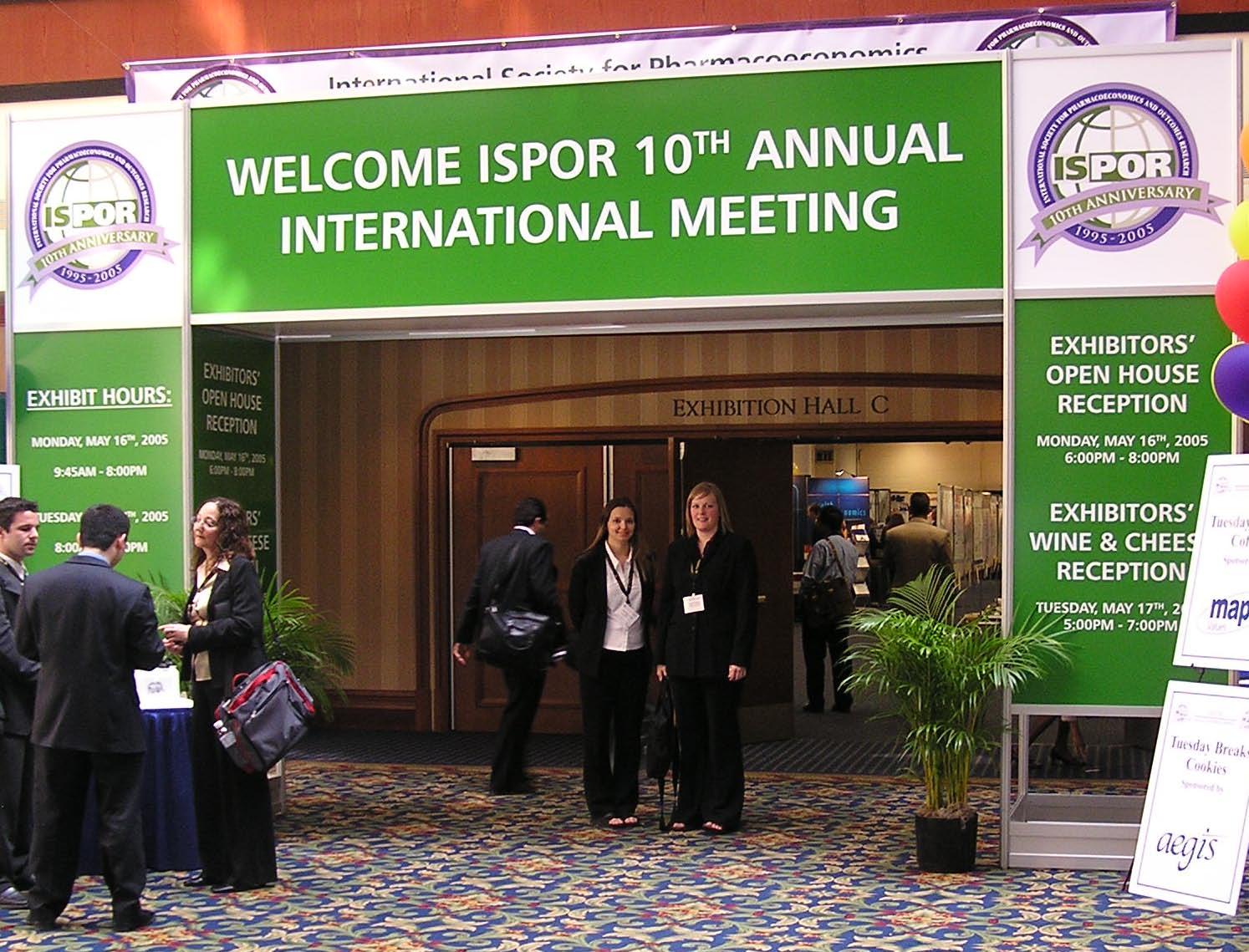 Danielle Hunter & Danielle Talsma at ISPOR2005 in Washington DC.